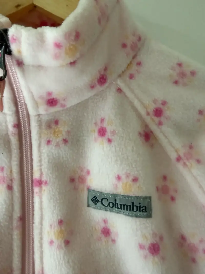 Chaqueta polar Columbia para niña color rosa - 2