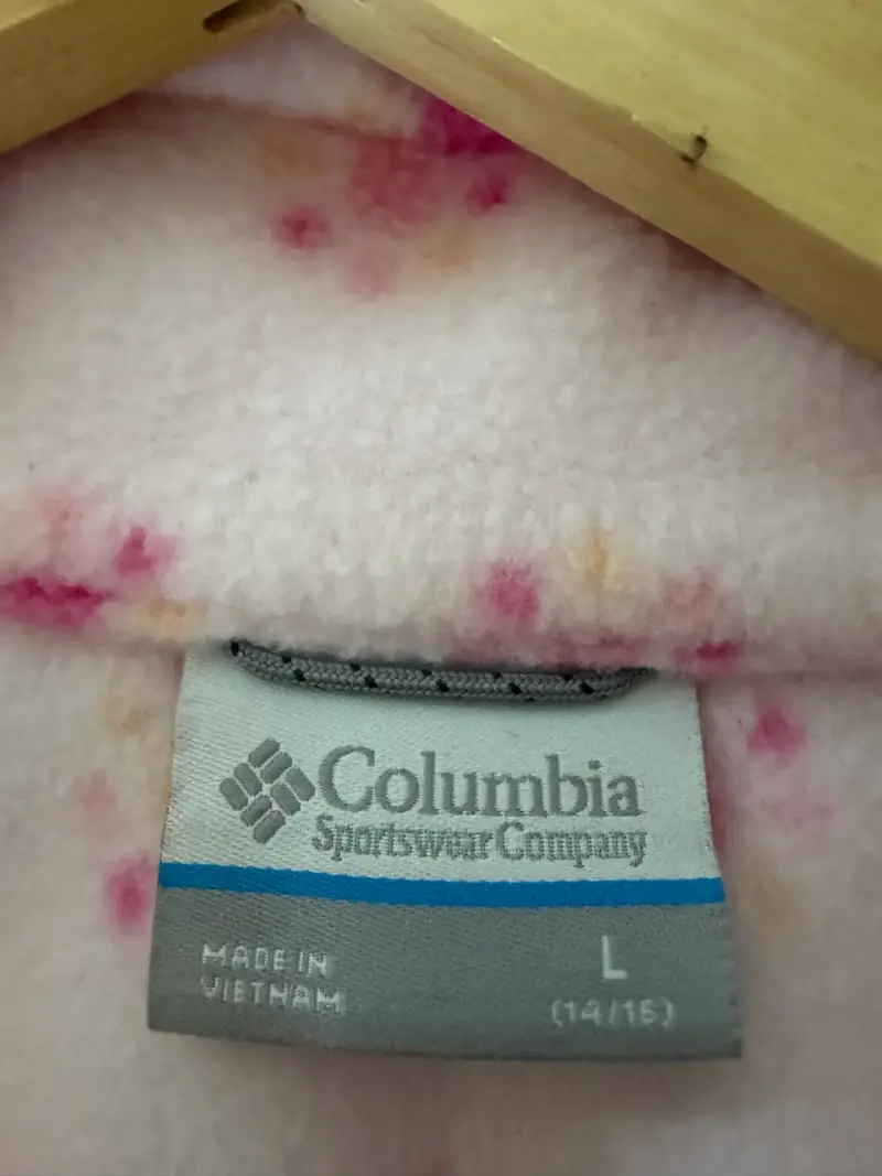 Chaqueta polar Columbia para niña color rosa - 3