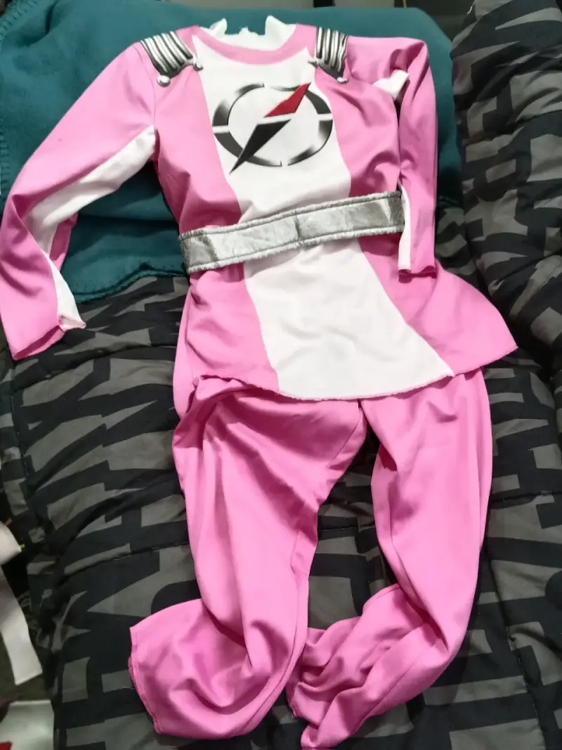 Disfraz de superhéroe rosa para niños - 1