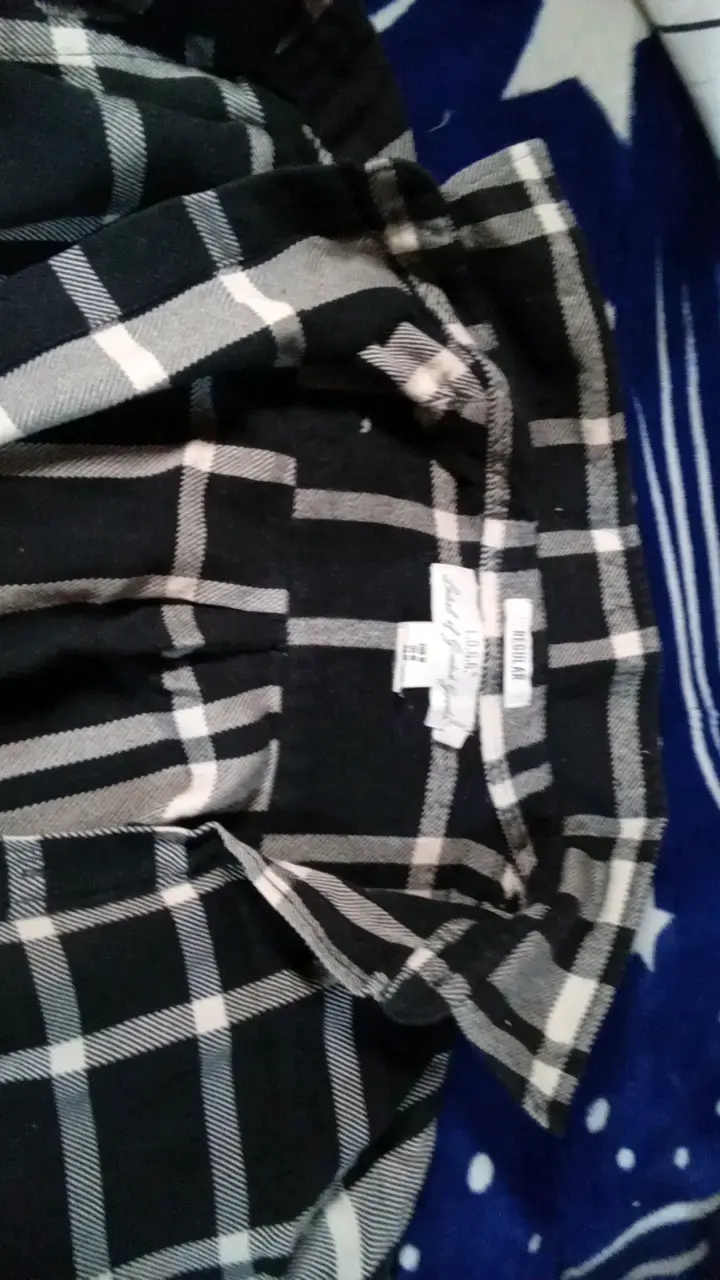Camisa de franela a cuadros para hombre - 2