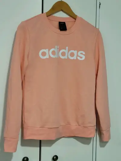 Polerón Adidas rosado para mujer - miniatura 1