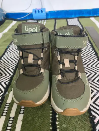 Botas de montaña para niños Lippi verde oliva - miniatura 1