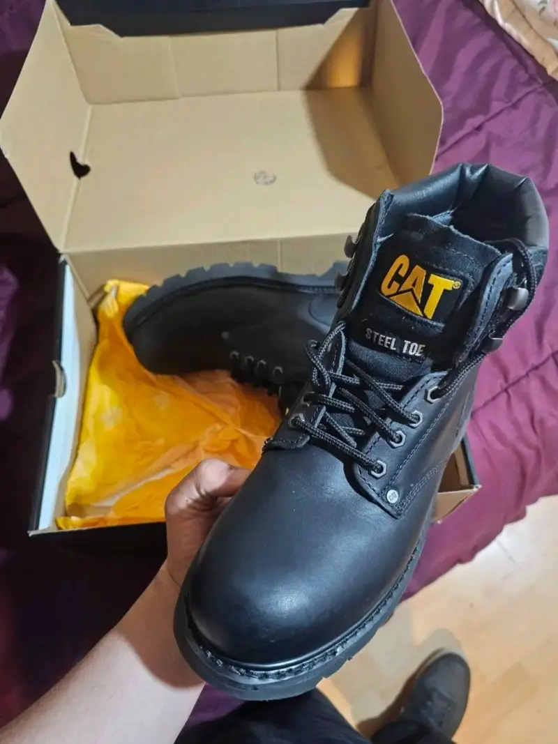 Botas de seguridad CAT Steel Toe negras - 1