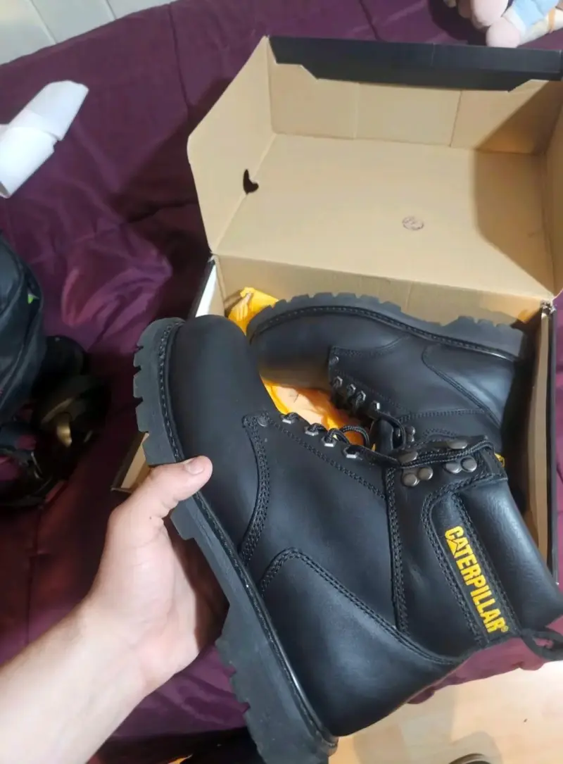 Botas de seguridad CAT Steel Toe negras - 2