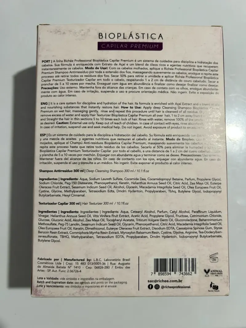 Kit de Control de Volumen y Frizz Richée Professional - 2