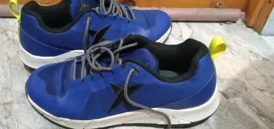 Zapatillas drop shot deportivas azules para hombre - miniatura 2