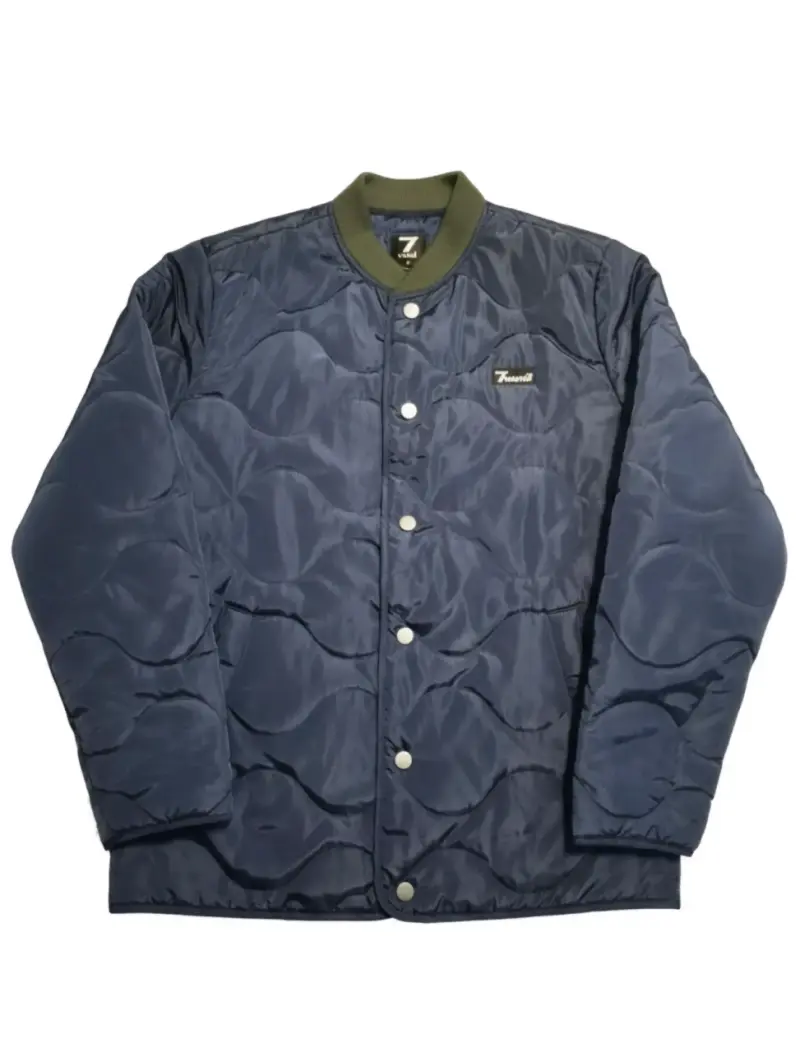 Chaqueta acolchada azul marino para hombre - 1
