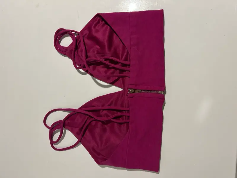 Top fucsia con tirantes - 2
