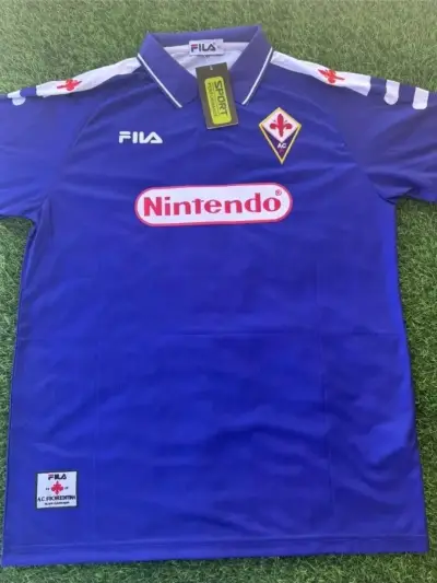 Camiseta Fiorentina nintendo 1998 " Batistuta 9 " - miniatura 1
