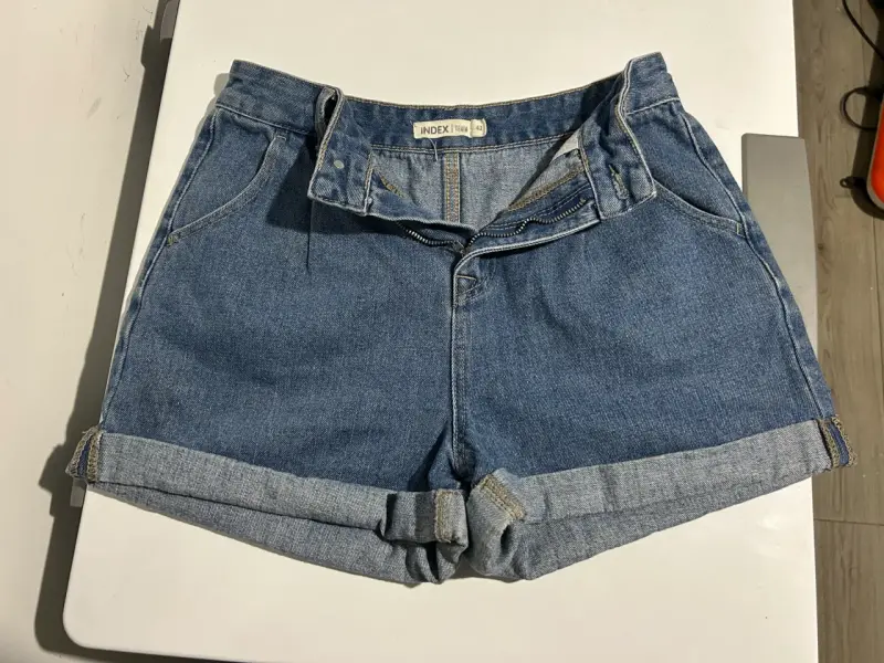 Short de jeans estilo Mom - 1
