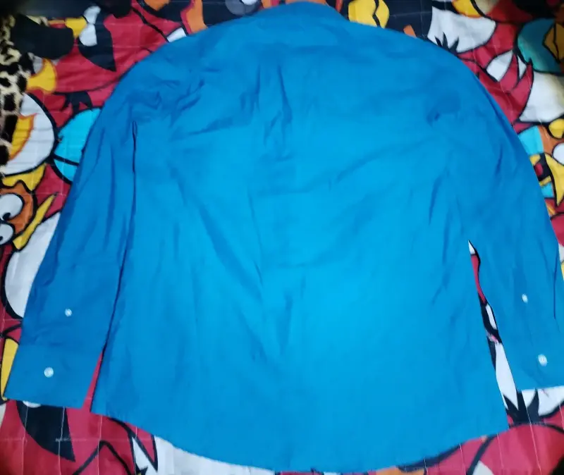 Camisa Hombre Azul Turquesa - 2