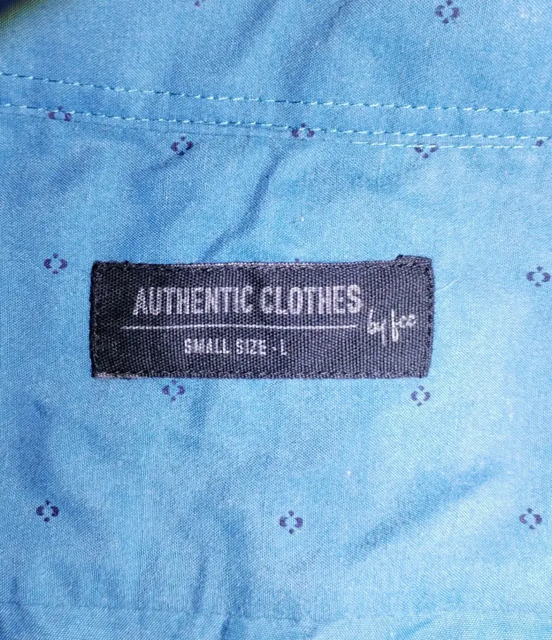 Camisa Hombre Azul Turquesa - 3