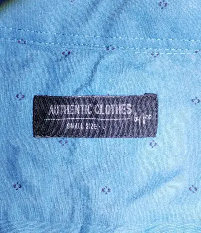 Camisa Hombre Azul Turquesa - miniatura 3