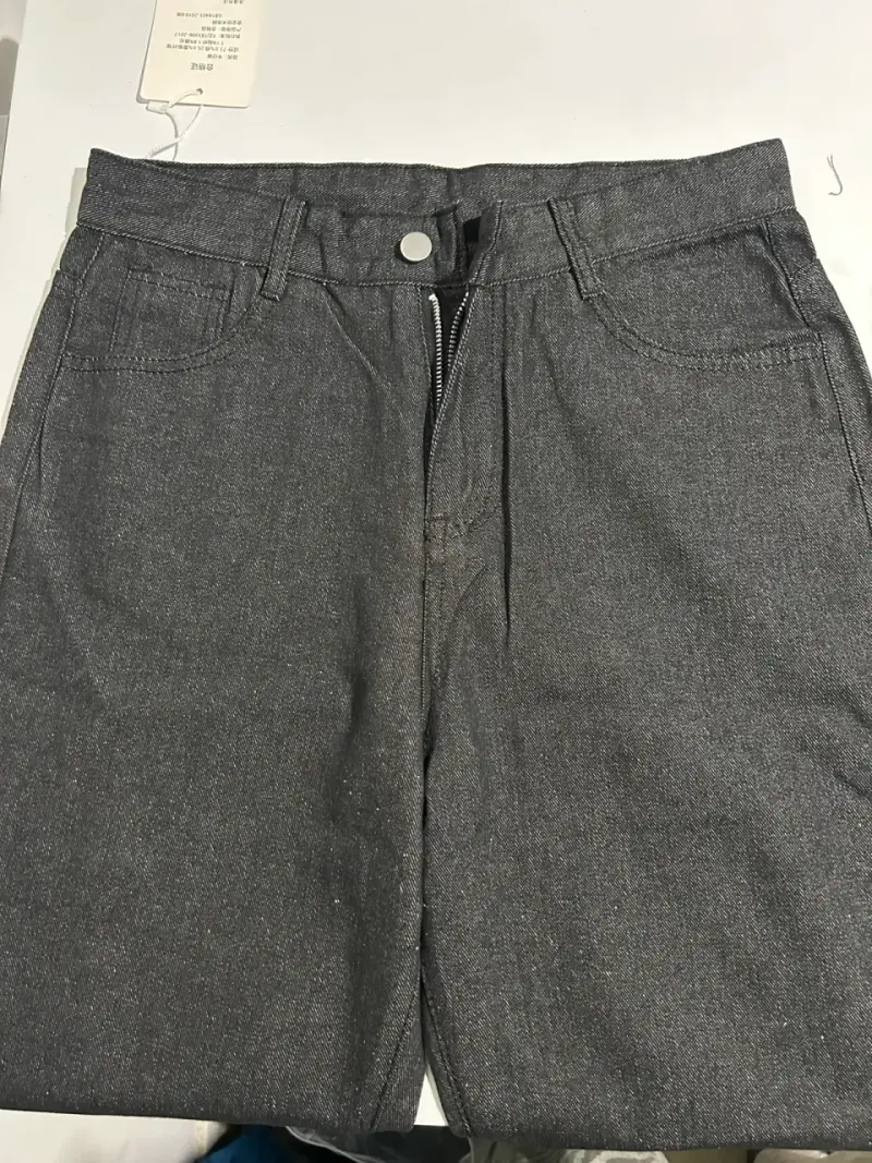Jeans gris oscuro (estilo oversize) - 2