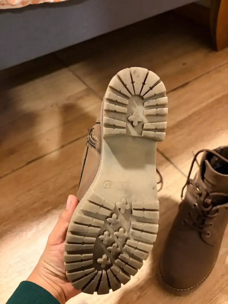 Botas de cuero marrón para hombre - 3