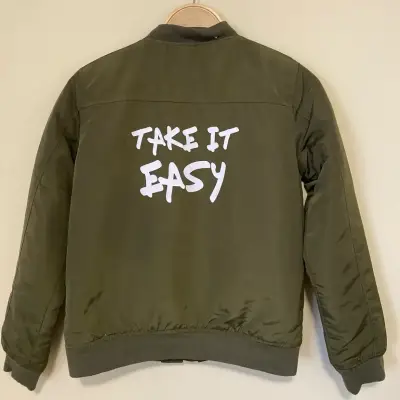 Chaqueta verde para niña con bordados talla 14 - miniatura 2