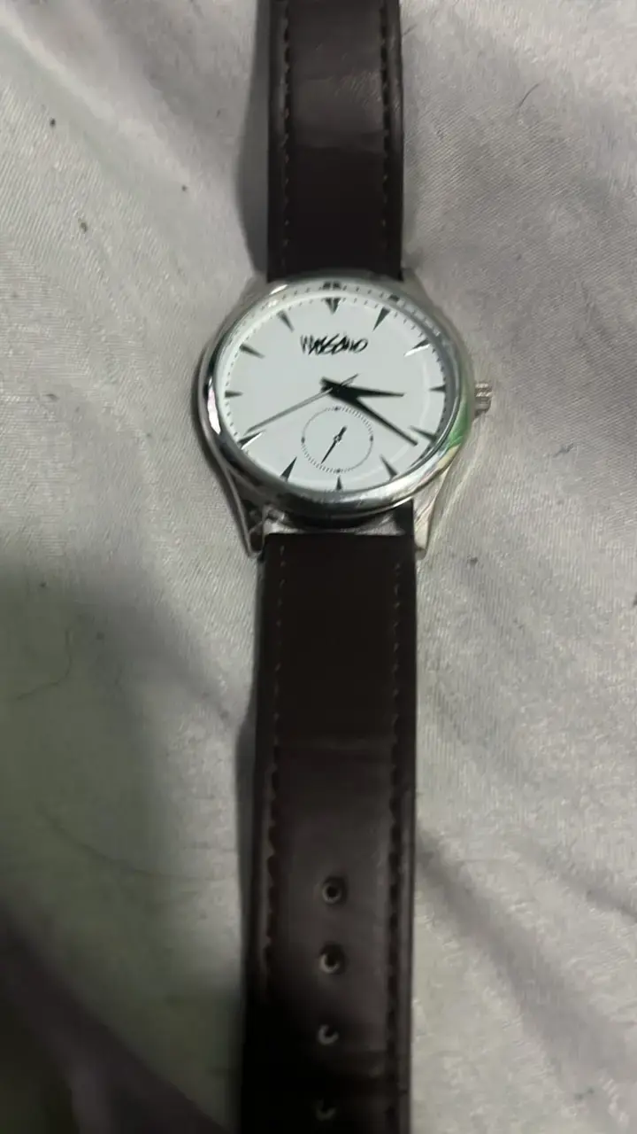 Reloj de pulsera Vizzano clásico con correa de cuero