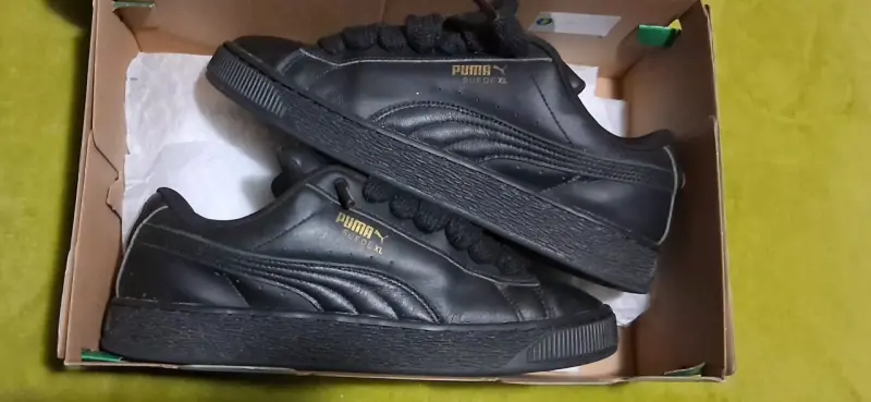 Zapatillas Puma Suede XL negras para hombre - 1