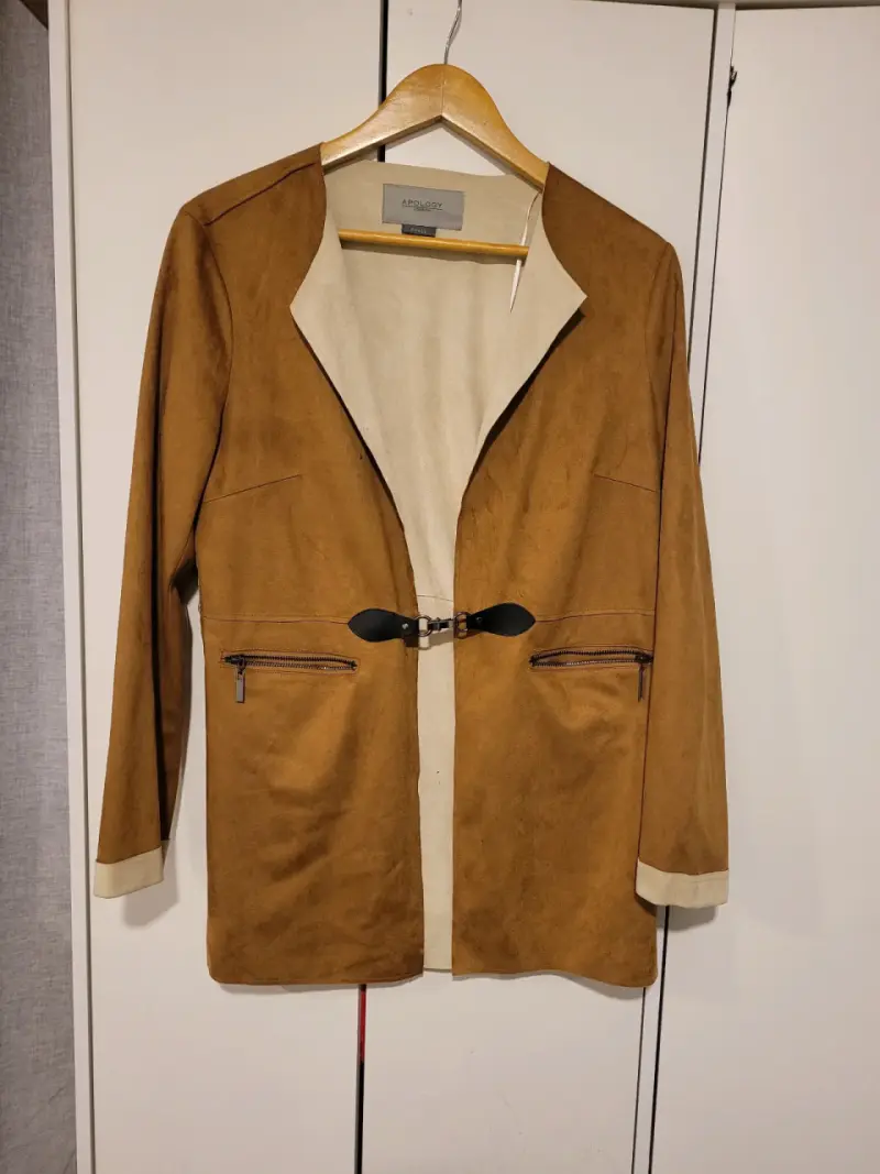 Chaqueta de gamuza marrón Apology para mujer - 1