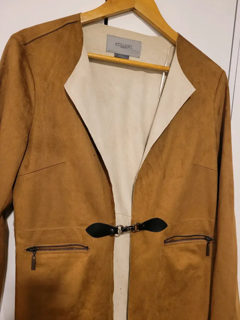Chaqueta de gamuza marrón Apology para mujer - 2