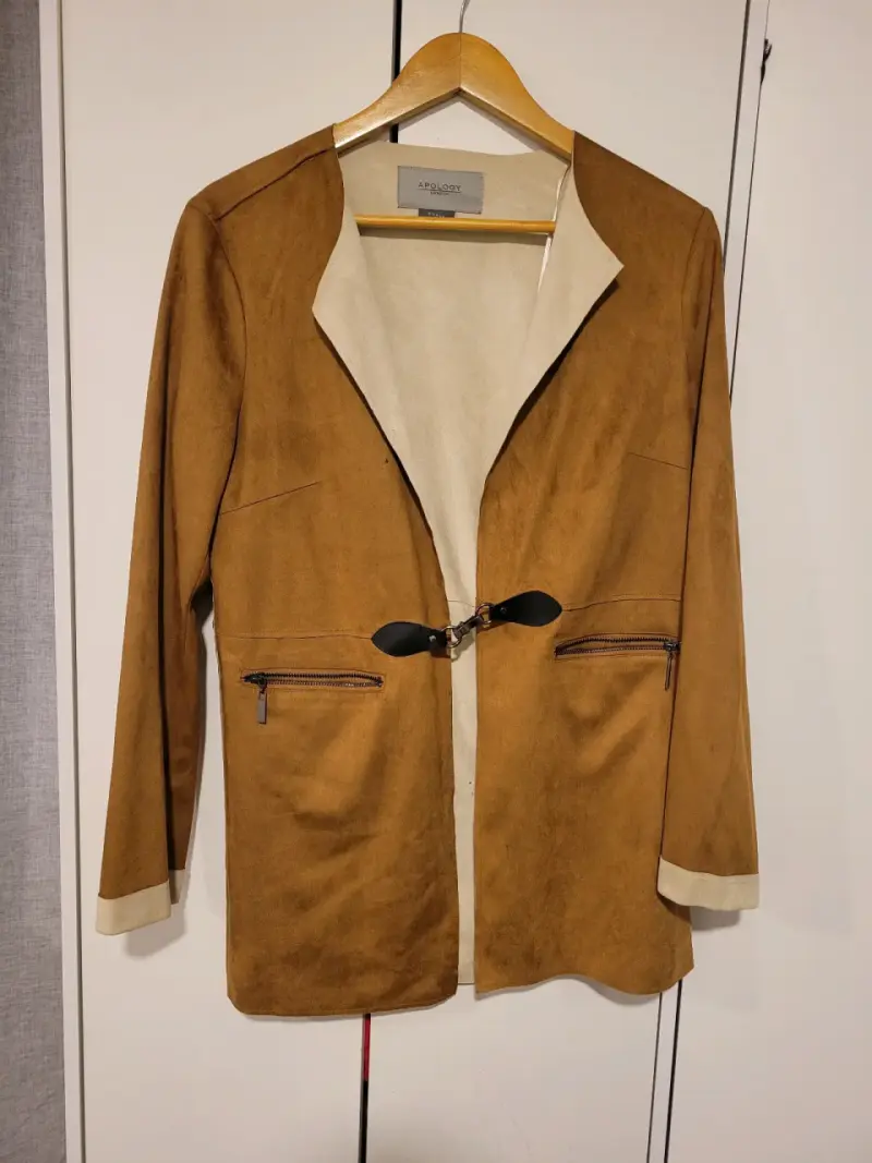Chaqueta de gamuza marrón Apology para mujer - 3