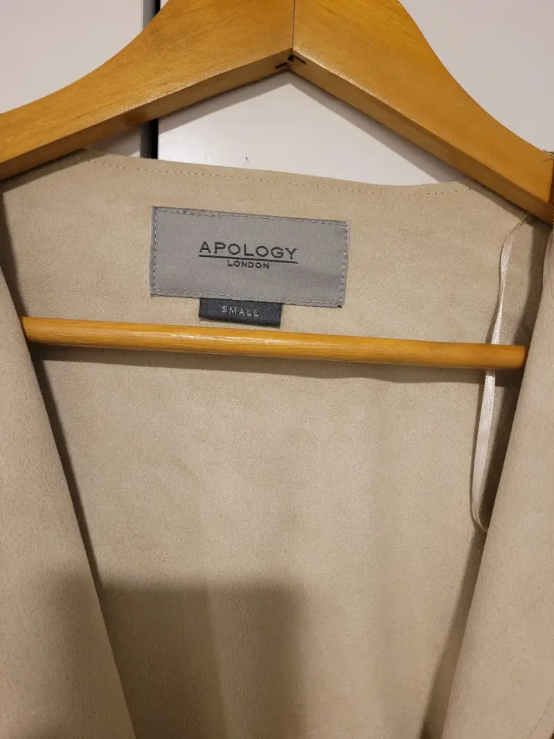 Chaqueta de gamuza marrón Apology para mujer - 4
