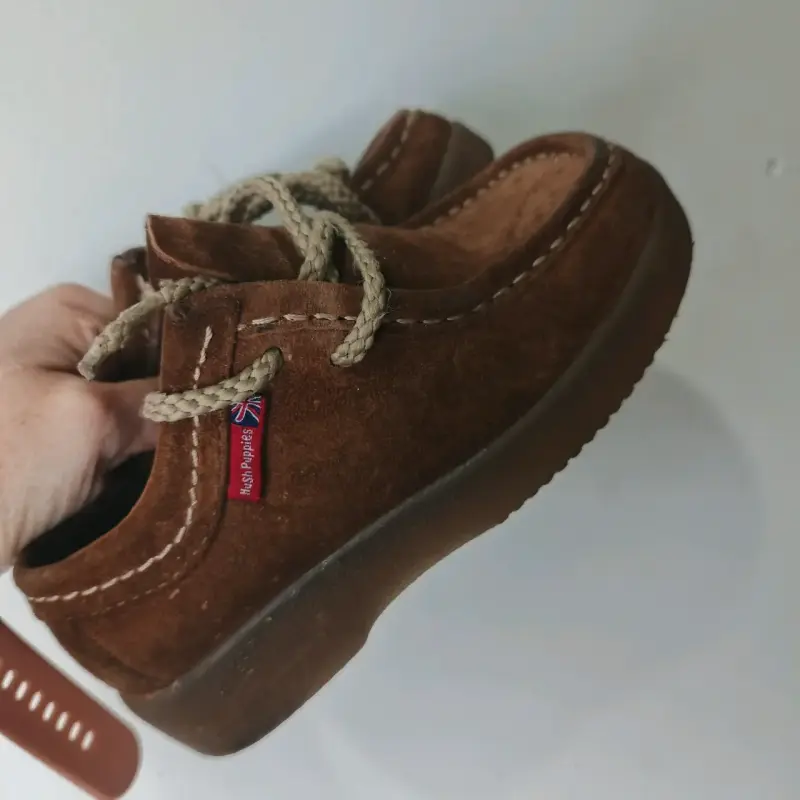Zapatos de gamuza marrón para niños - 2