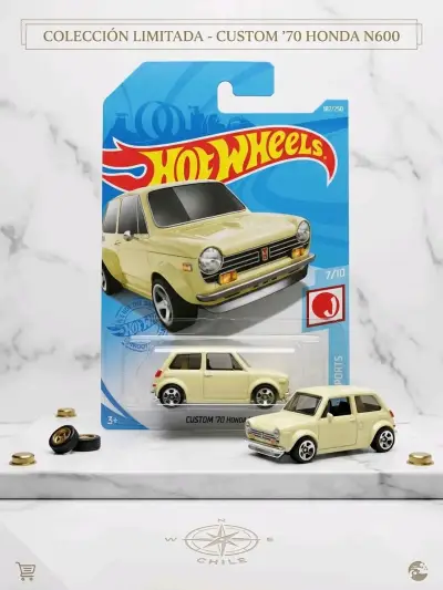 Hot Wheels '70 Honda N600 - miniatura 1
