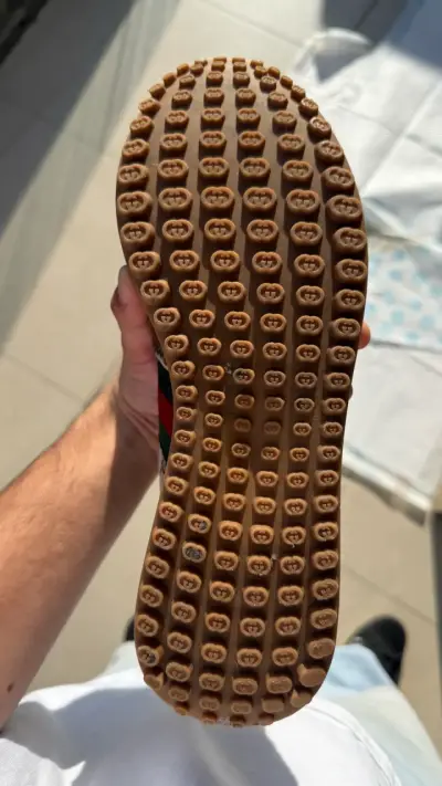 Zapatillas deportivas Gucci vintage marrón - miniatura 3