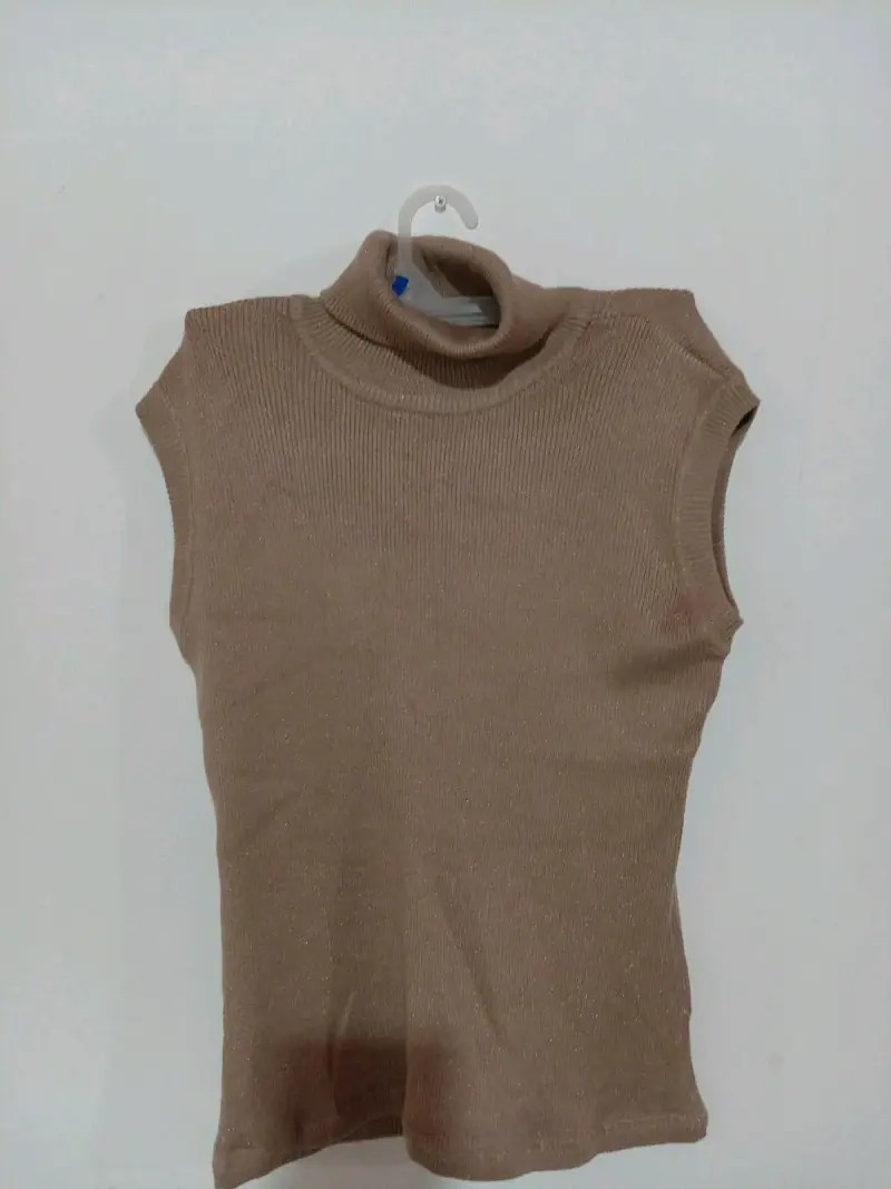 Suéter de mujer beige talla s/m - 1