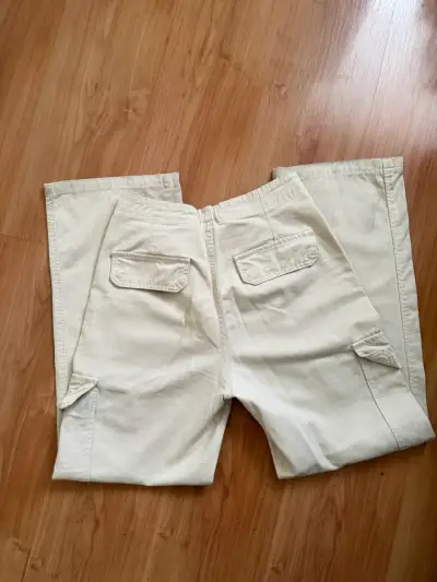 Pantalones cargo beige ZARA - miniatura 2