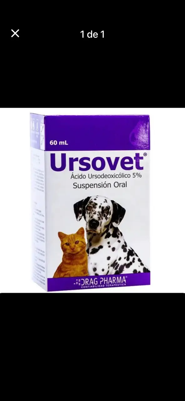 Suspensión Oral UrsoVet 60 mL para Mascotas