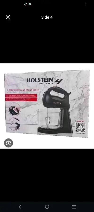 Batidora de mano y pedestal Holstein 7 velocidades - miniatura 2