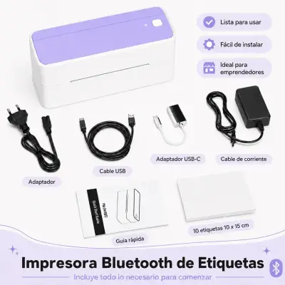 Impresora Etiquetas Phomemo 241-BT Bluetooth/USB - miniatura 2