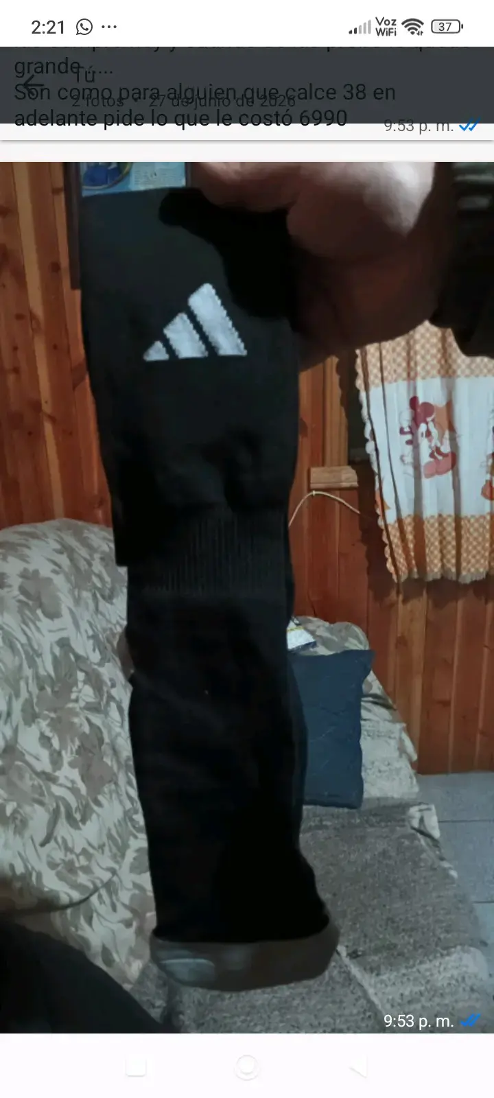 Calcetas negras deportivas para hombre