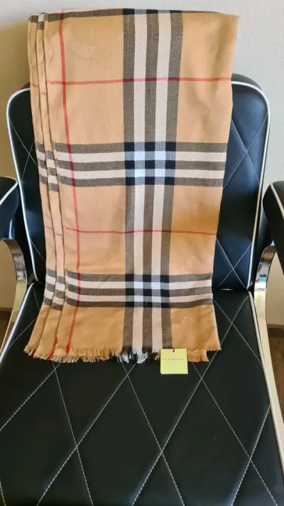 Bufanda de lana a cuadros Burberry - miniatura 1