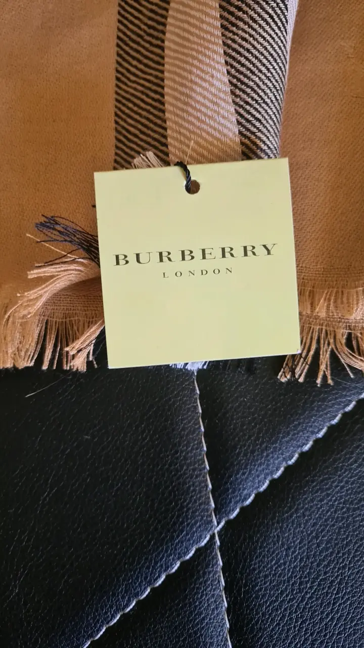 Bufanda de lana a cuadros Burberry - 3