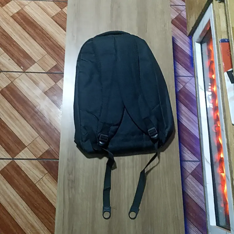 Mochila escolar azul con múltiples compartimentos - 5