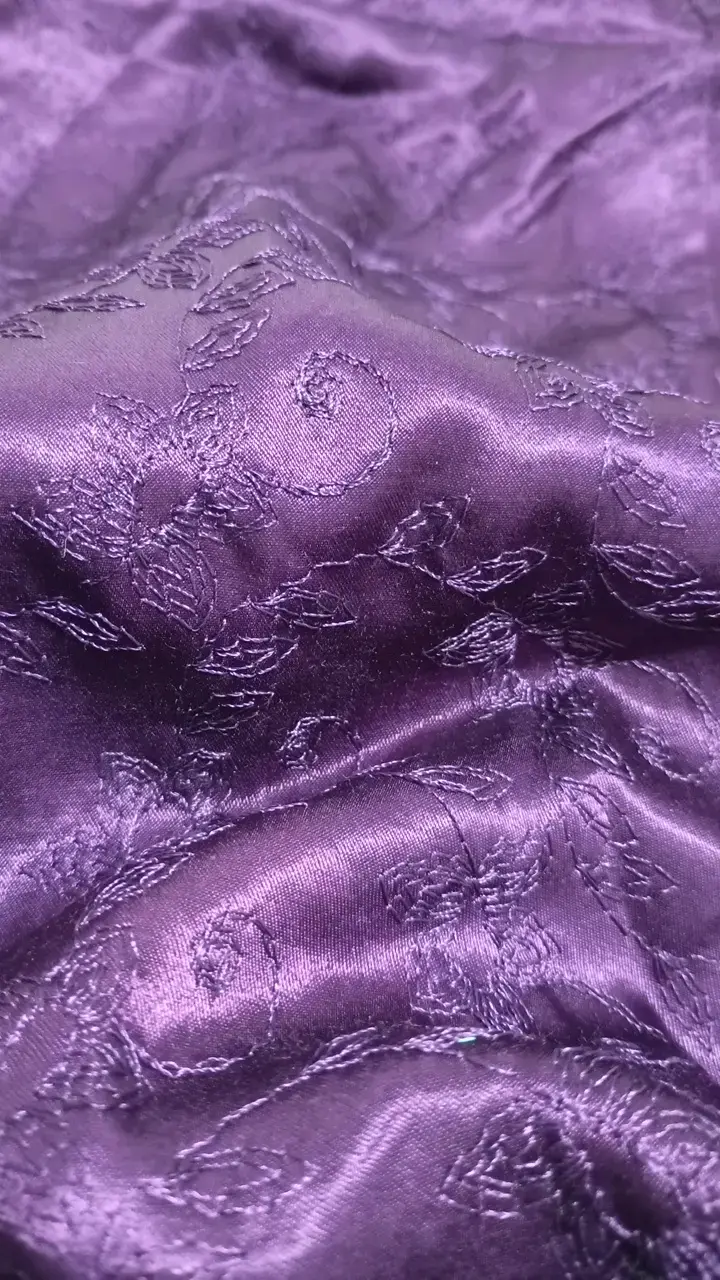 Vestido largo morado elegante para fiesta - 2