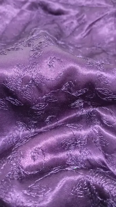 Vestido largo morado elegante para fiesta - miniatura 2
