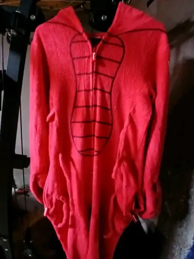 Pijama Disfraz de langosta rojo talla M - miniatura 1