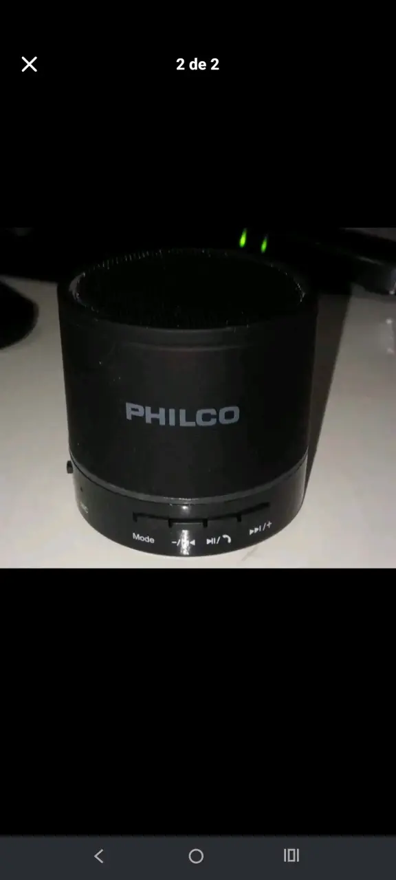Parlante Bluetooth Philco portátil negro - 1