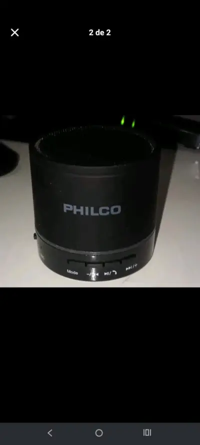 Parlante Bluetooth Philco portátil negro - miniatura 1