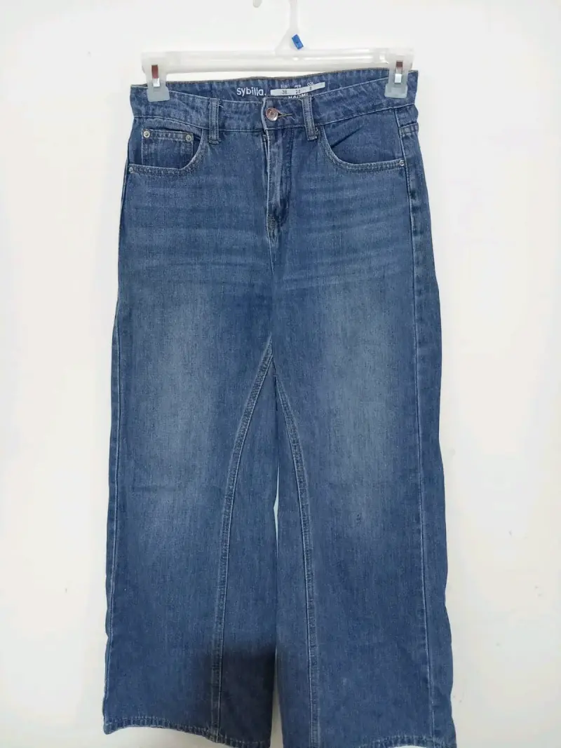 Jeans anchos talla38 - 1