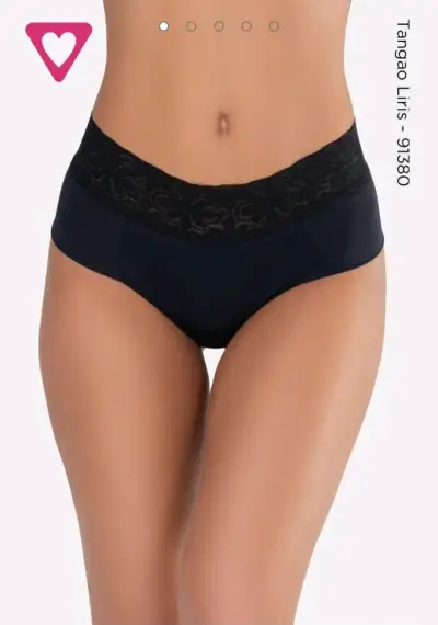 Panty beige con encaje Liris - miniatura 1