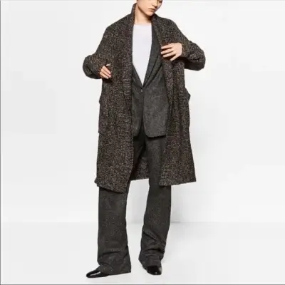 Cardigan Zara gris - miniatura 1