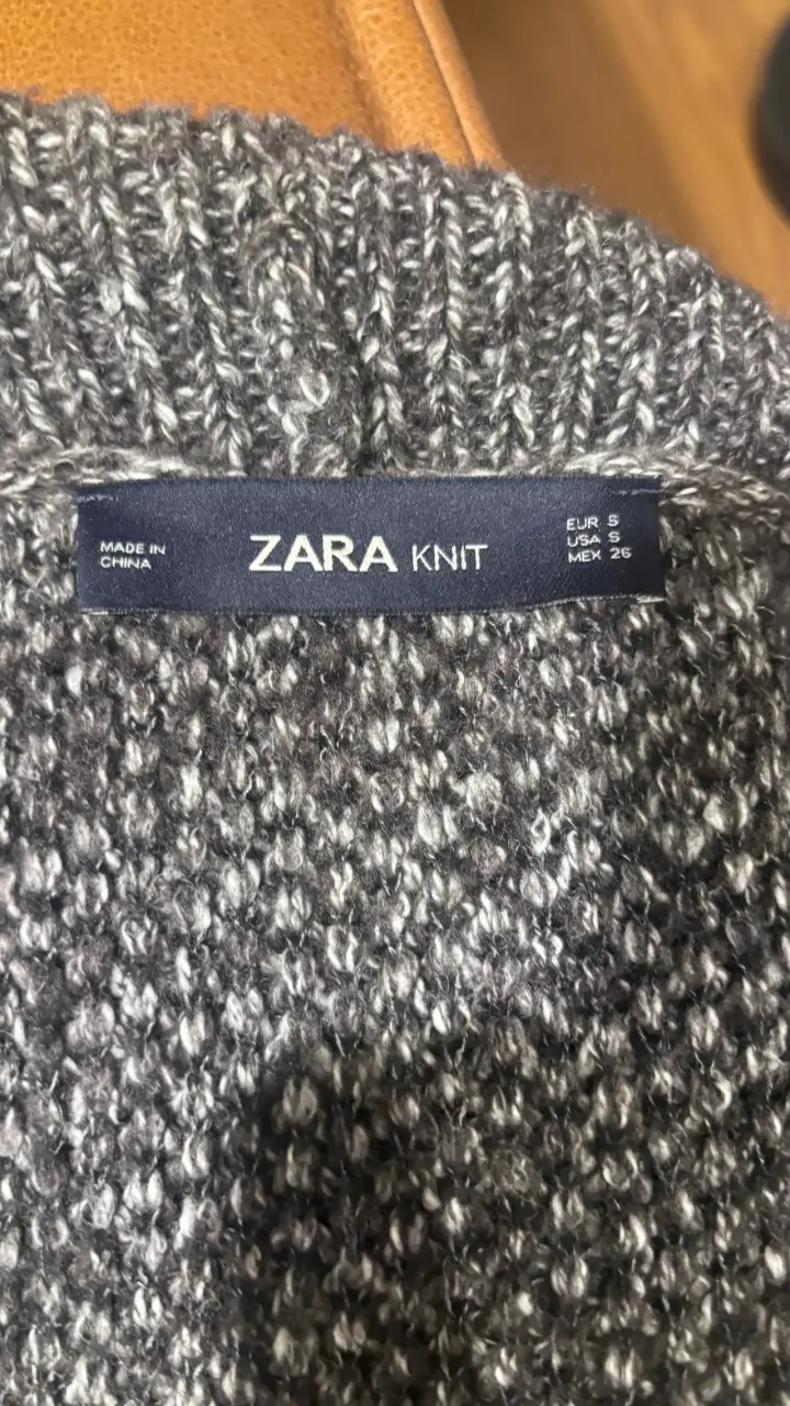 Cardigan Zara gris - 2