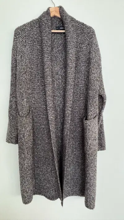 Cardigan Zara gris - miniatura 4