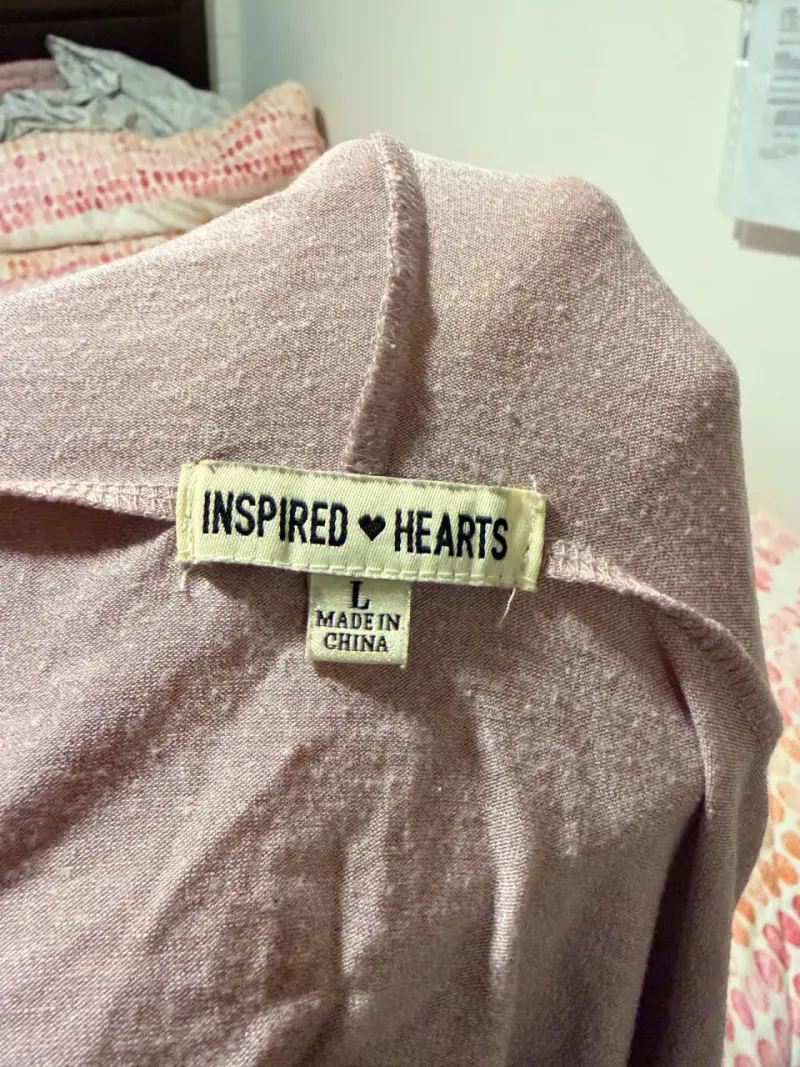 Suéter Rosa Inspired Hearts Talla L - 1