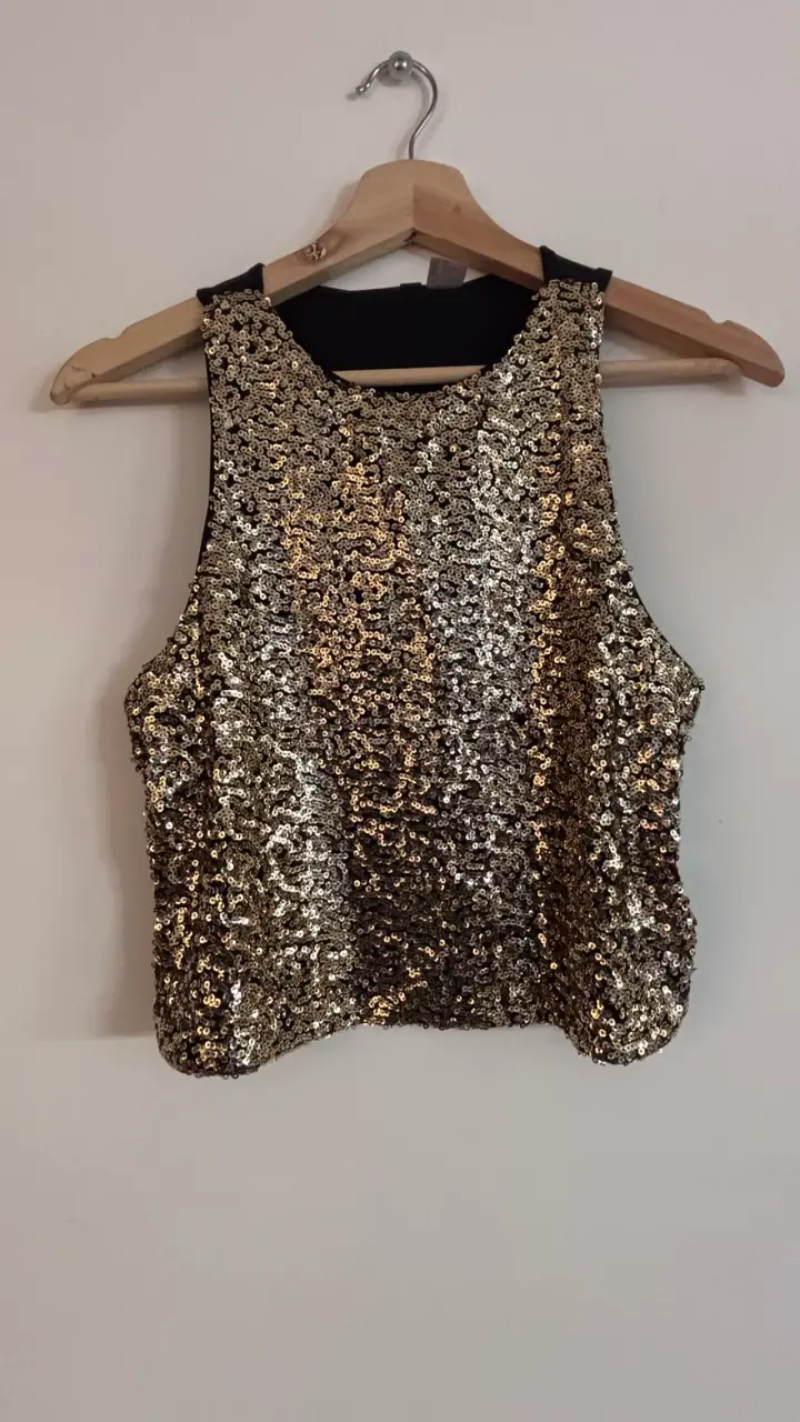 Top lentejuelas H&M - 1